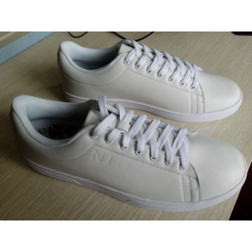 2015 zapatillas de deporte blancas blancas de los hombres de la lona de la alta calidad del precio de fábrica